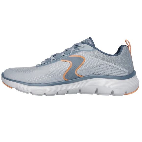 Mens 9 Skechers Shoes Comfort Wide Fit Mesh Casual Memory Foam Gray 232828